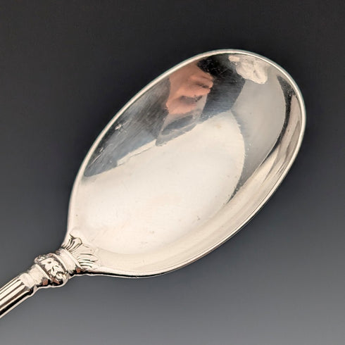 1885 年英國古董純銀茶匙 x6 共 76 克約翰圓形